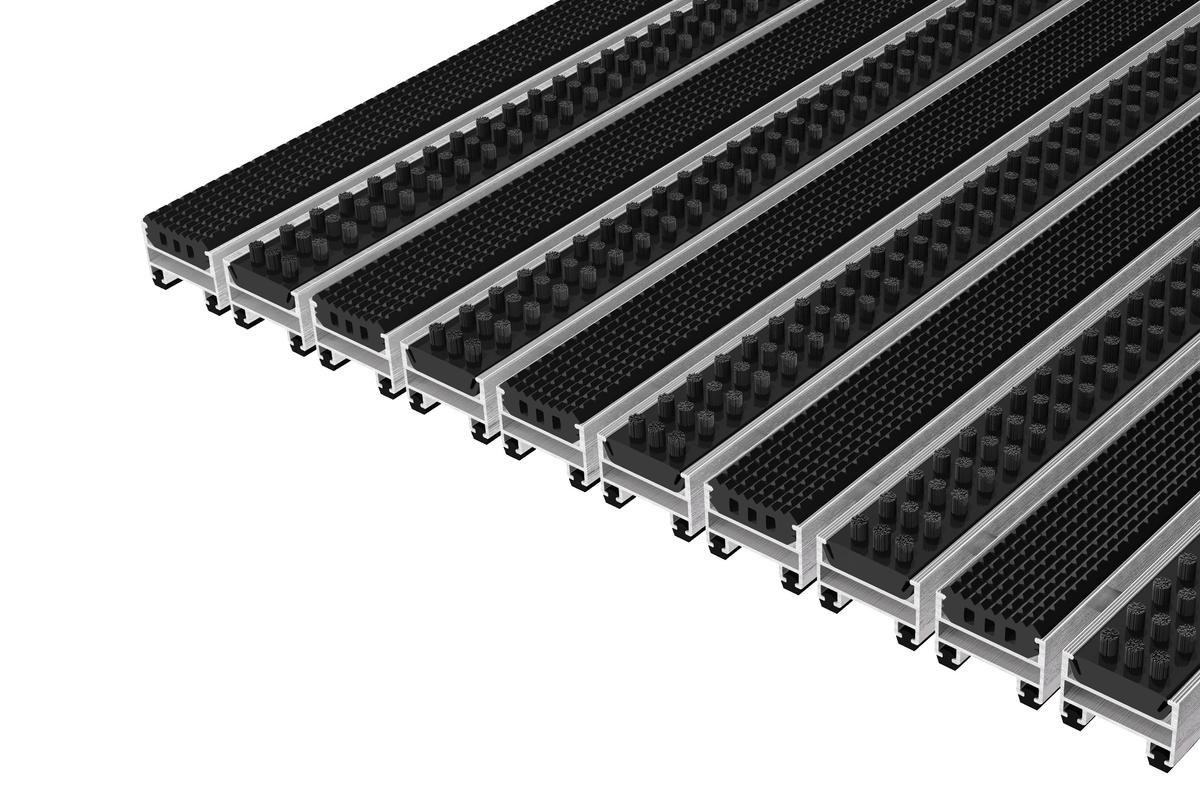 Top Clean Trend 22 Mit Gummi  Und Bürstenprofil Schwarz