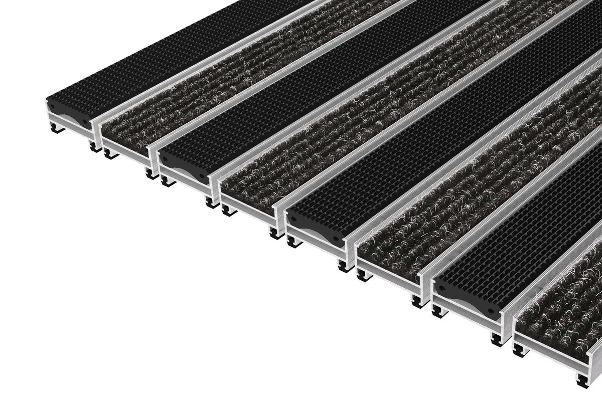 Top Clean Trend Xl 22 Mit Rips Anthrazit Und Gummiprofilen