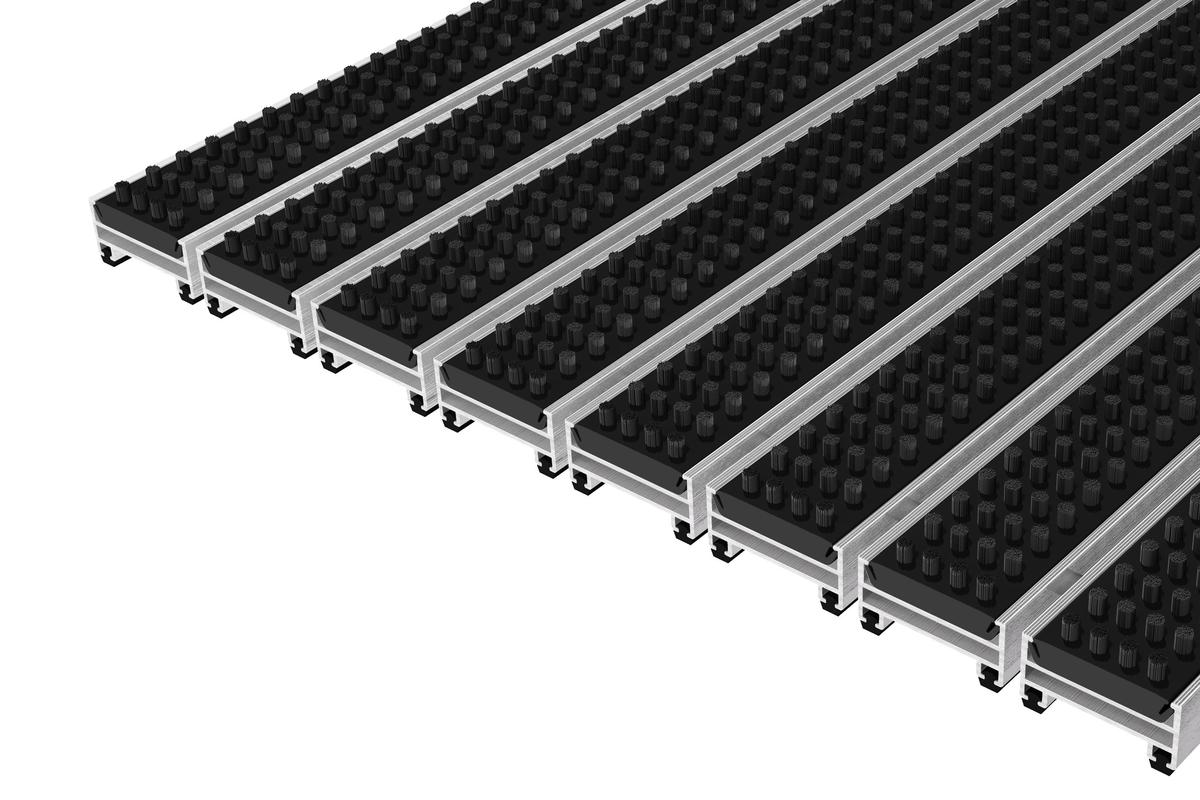 Top Clean Trend Xl 22 Mit Bürstenprofilen Schwarz