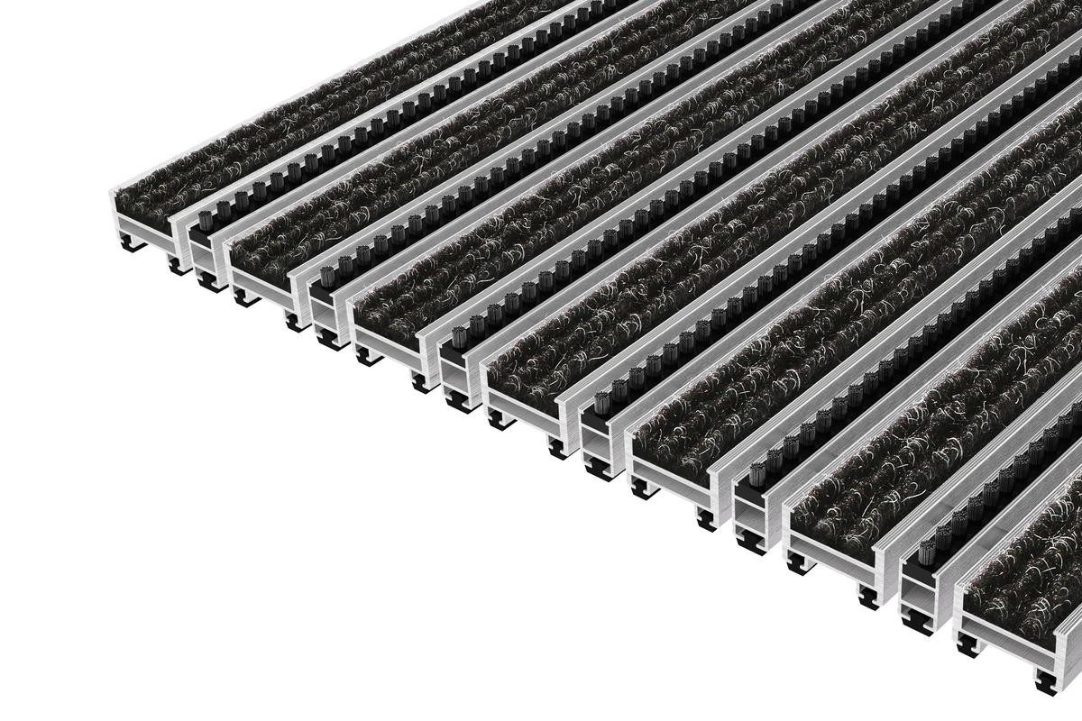 Top Clean Stabil 22 Mit Rips Anthrazit Und Bürstenleiste Schwarz