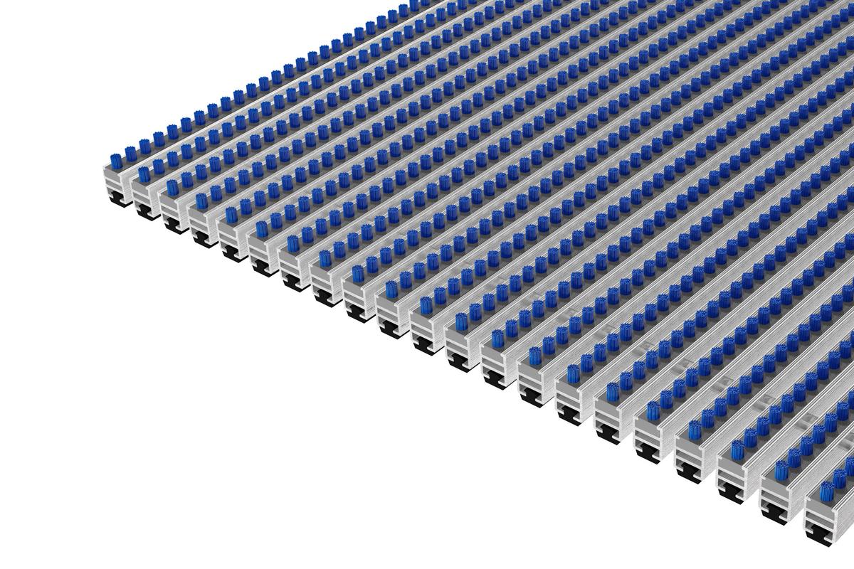 Top Clean Brush 17 Mit Bürstenleisten Blau