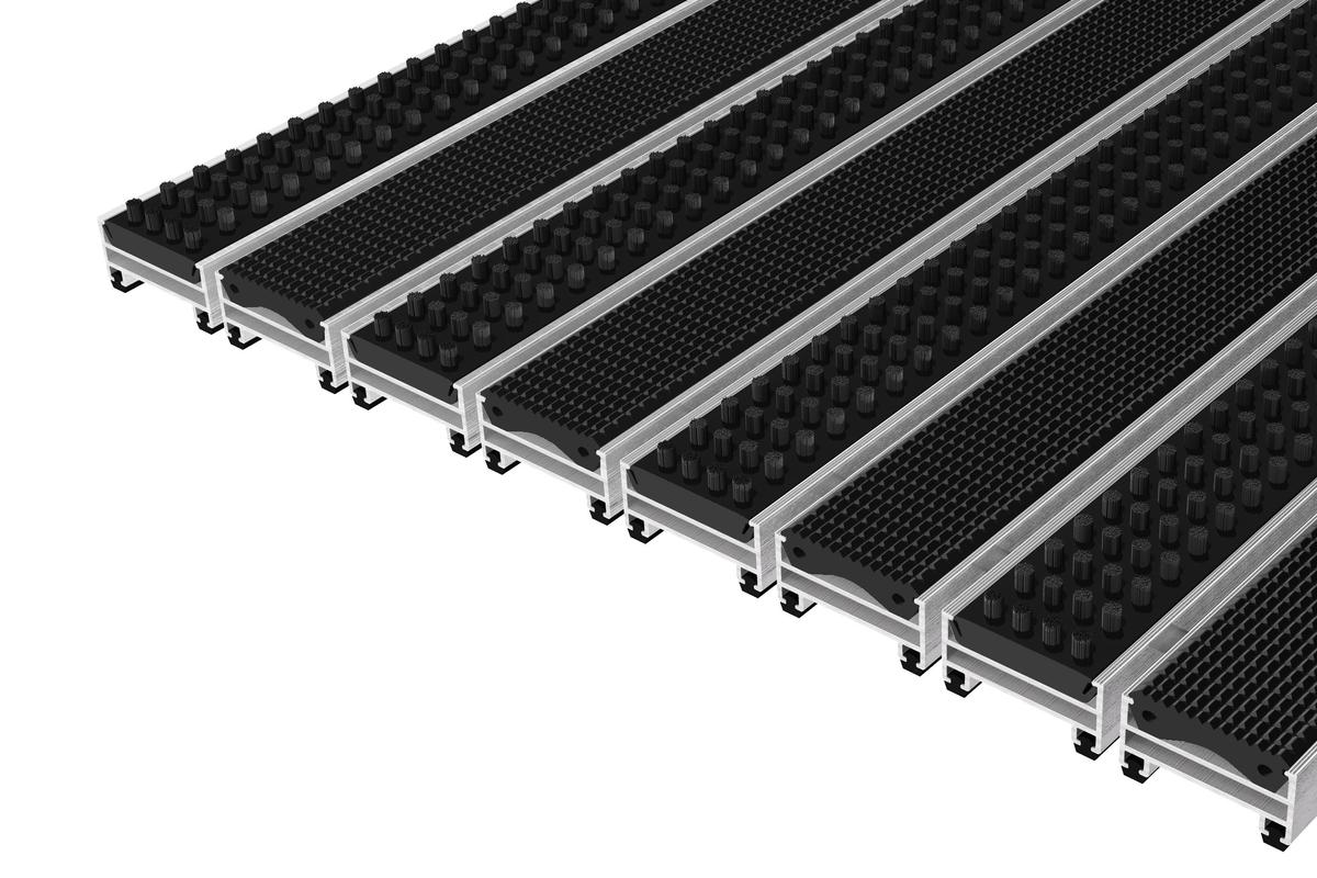 Top Clean Trend Xl 22 Mit Bürstenprofilen Schwarz Und Gummiprofilen