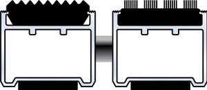 Top Clean Classic 27 Gummiprofil + Bürstenprofil