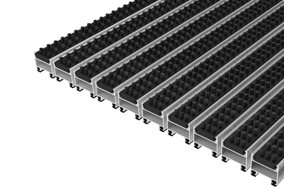 Top Clean Trend 27 Mit Bürstenprofilen Schwarz