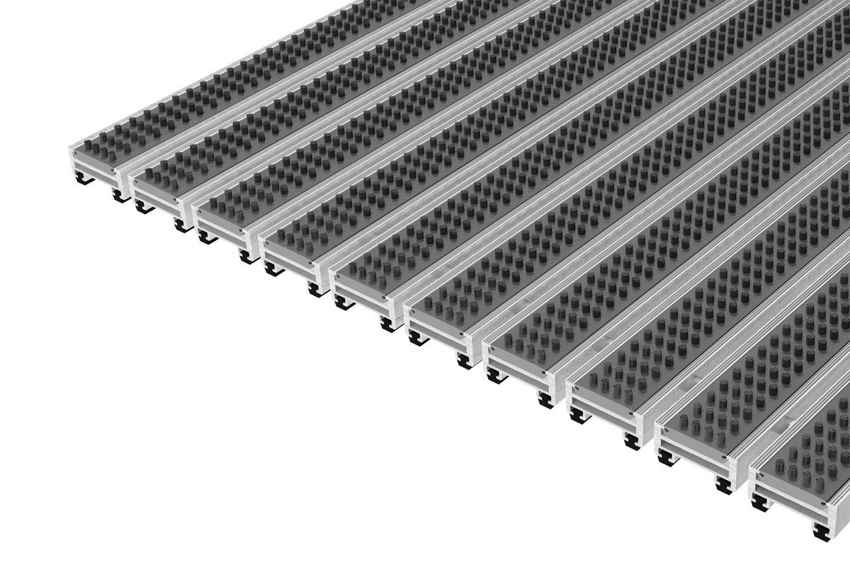 Top Clean Stabil 17 Mit Bürstenprofilen Grau