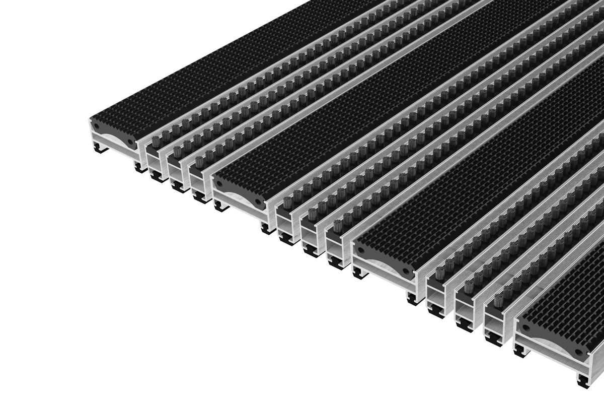 Top Clean Nova 22 Xl Mit Gummiprofil Und 3 Bürstenleisten