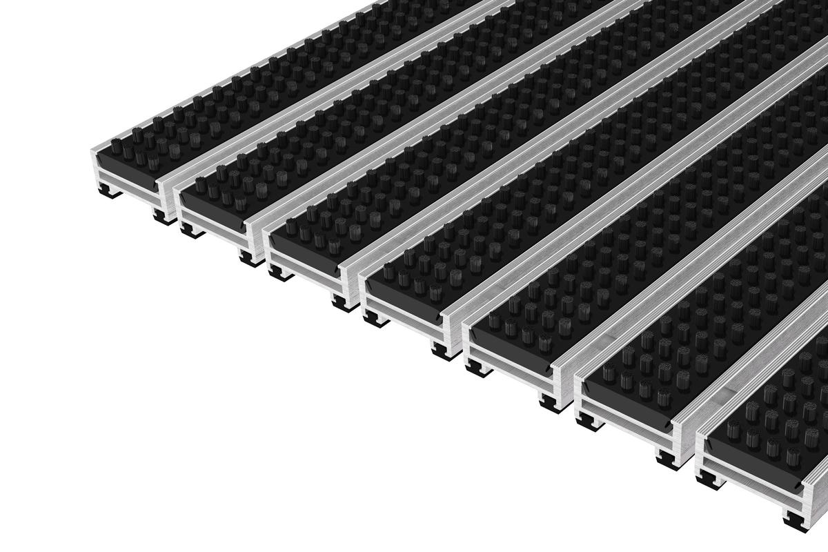 Top Clean Objekt 22 Mit Bürstenprofilen Schwarz