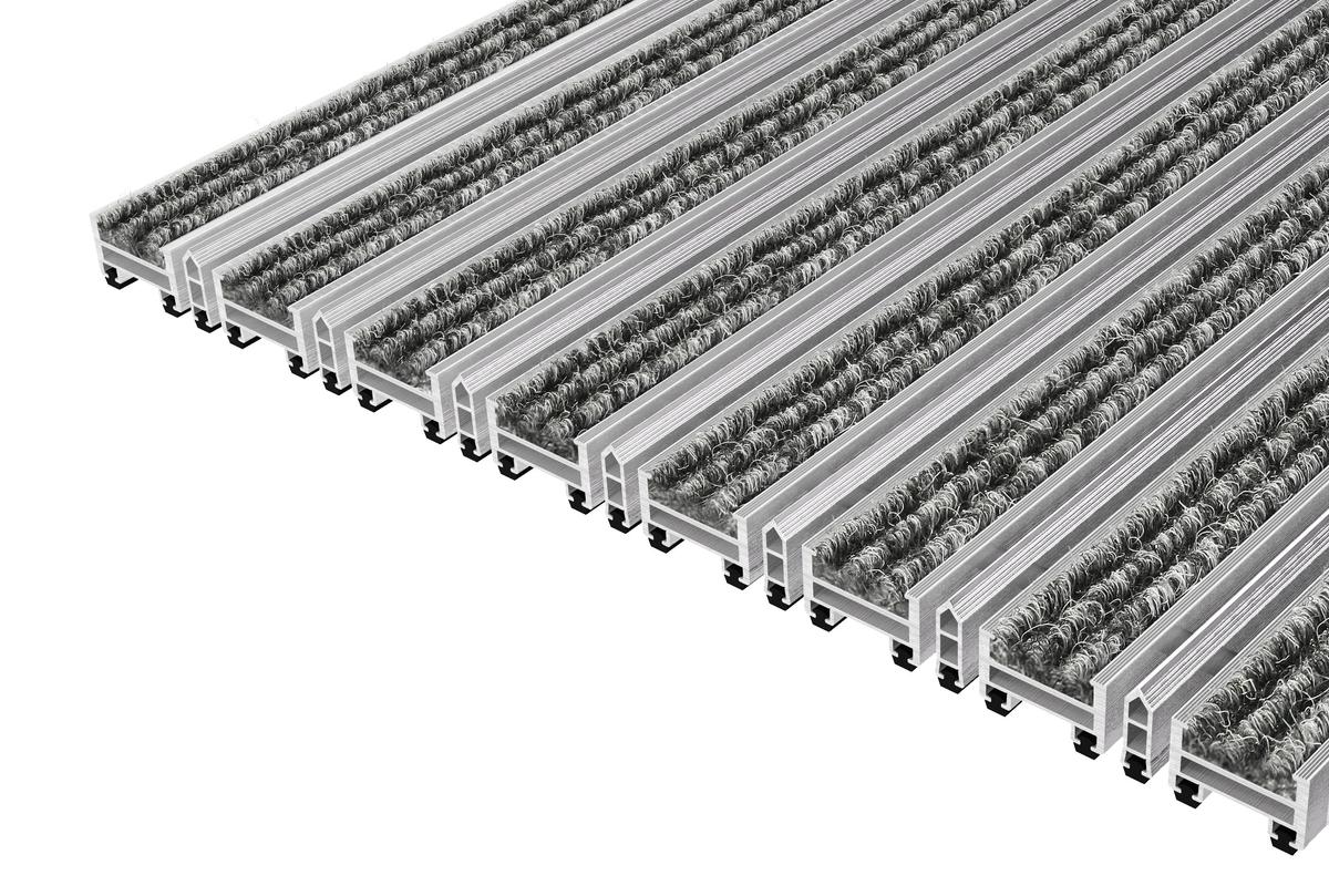 Top Clean Stabil 22 Mit Rips Hellgrau Und Kratzleiste