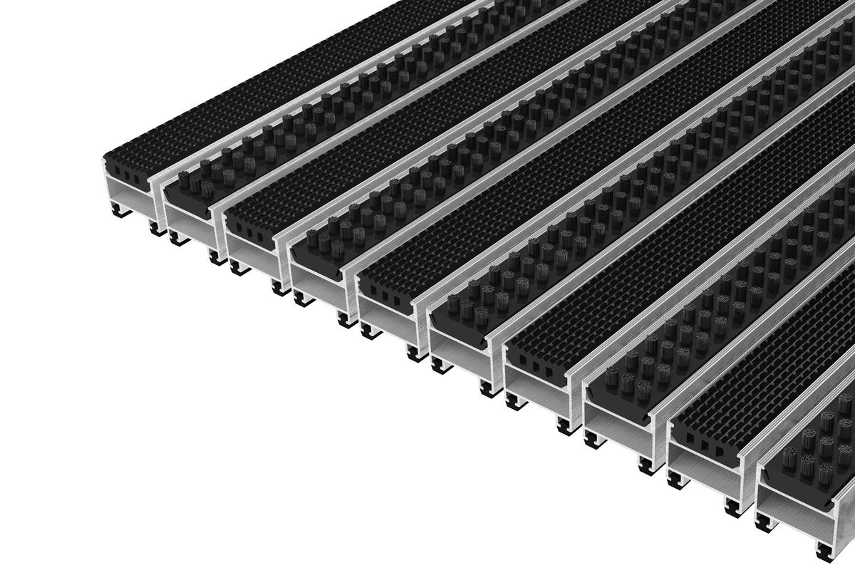 Top Clean Trend 27 Mit Bürstenprofilen Schwarz Und Gummiprofilen