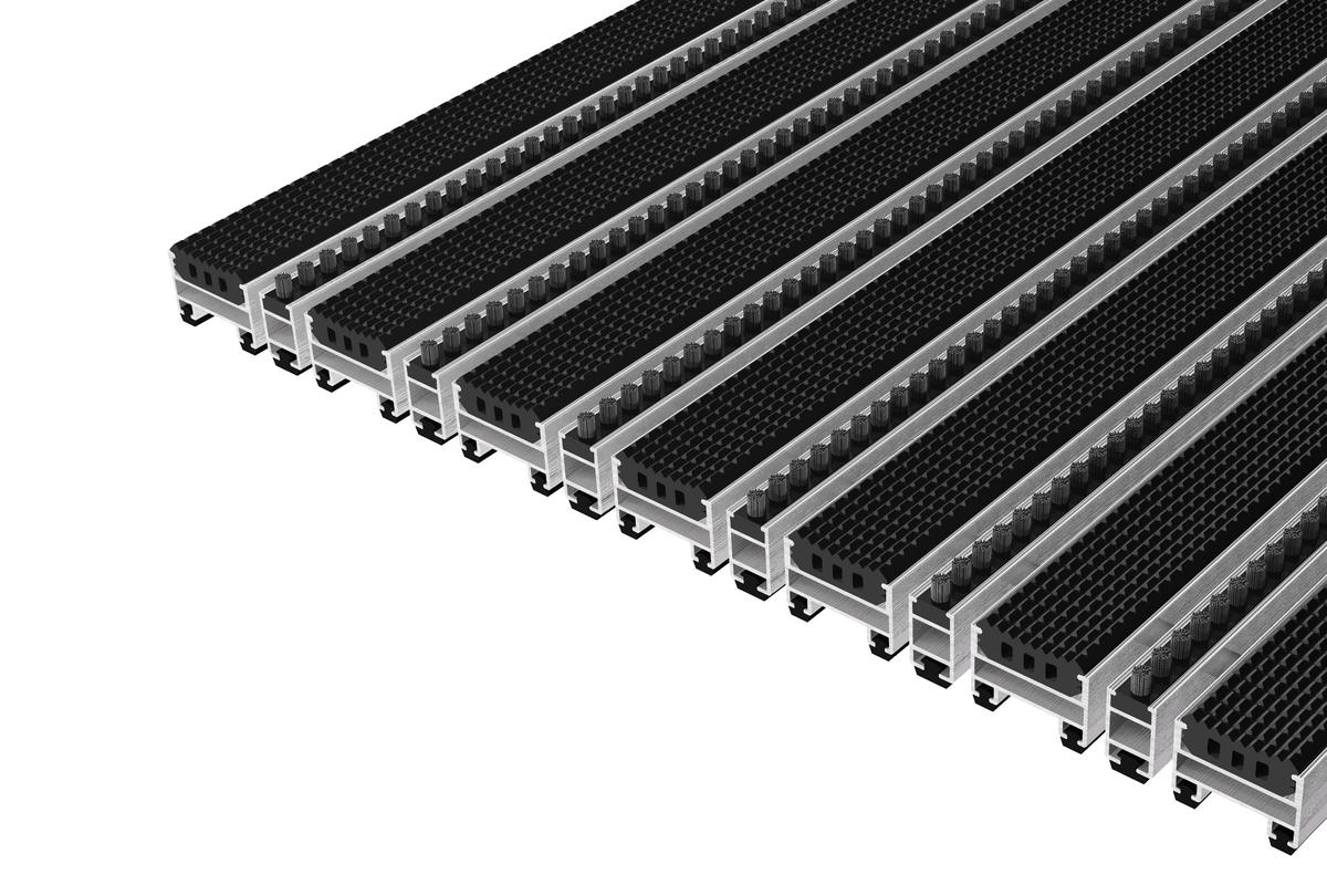 Top Clean Trend 22 Mit Gummiprofil Und Bürstenleiste Schwarz