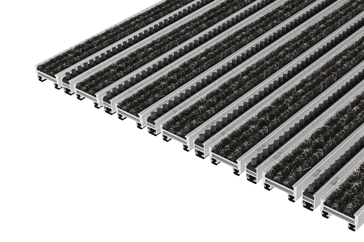 Top Clean Stabil 17 Mit Bürstenleisten Schwarz Und Rips Anthrazit