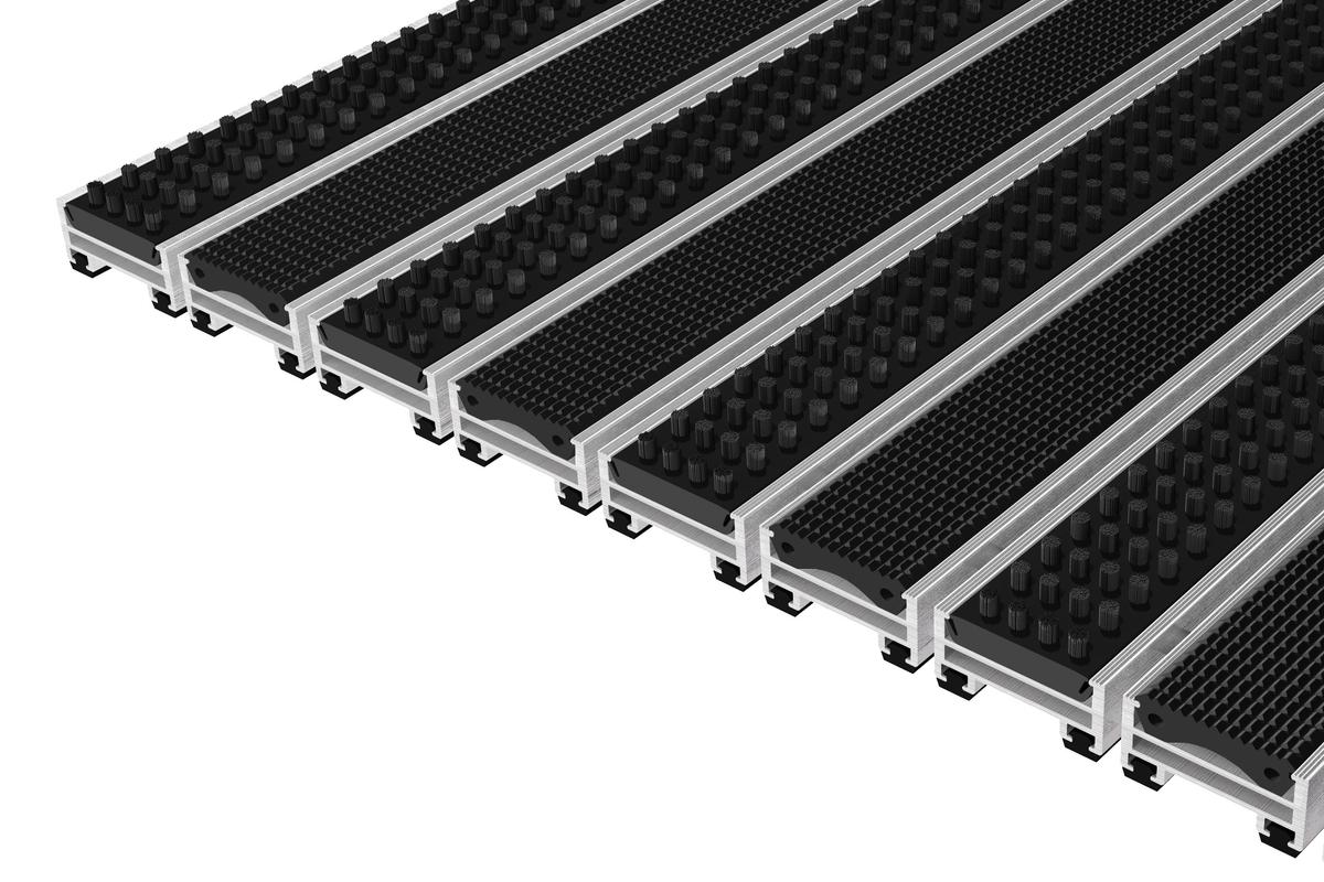 Top Clean Stabil Xl 22 Mit Bürstenprofilen Schwarz Und Gummiprofilen